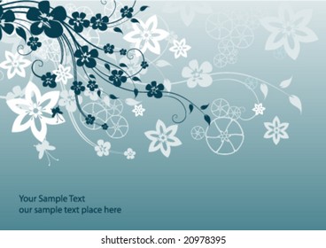light blue background