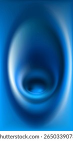 Light blue background. 3D soft gradient. Futuristic phone wallpaper design. Dynamic swirl vortex shapes composition. Minimal modern bg for poster, presentation, website. Vector illustration, Eps 10.