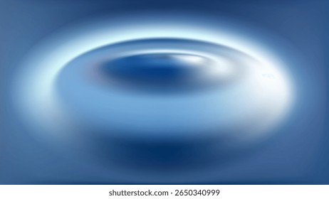 Light blue background. 3D soft gradient. Futuristic phone wallpaper design. Dynamic swirl vortex shapes composition. Minimal modern bg for poster, presentation, website. Vector illustration, Eps 10.