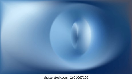Fondo azul claro. Gradiente suave 3D. Diseño futurista del Fondo de pantalla del teléfono. Composición dinámica de Formas de vórtice de remolino. Bolso moderno mínimo para el cartel, la presentación, el Sitio web. Ilustración vectorial, Eps 10.