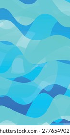 A light blue background with flowing water.