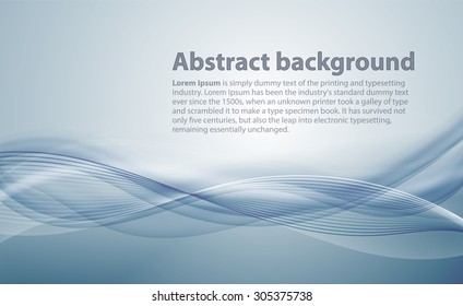 Light blue background with gradient and blend. Business style or technology clean design. Modern vector backdrop with violet gradient and wave. Template cover or page