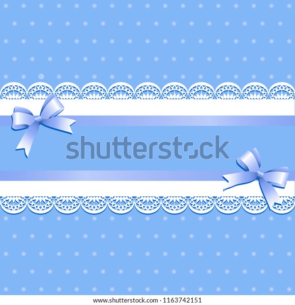 light blue lace ribbon