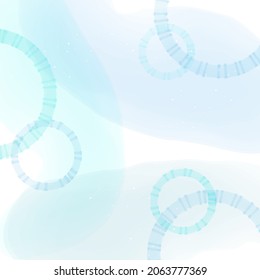 It is a light blue background material with a watercolor style.Easy-to-use vector data.