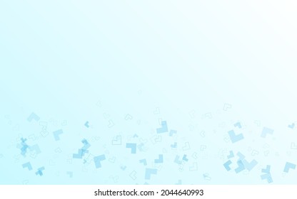 Fondo azul claro, vector de ilustración abstracta al azar minimalista para logotipo, tarjeta, banner, web e impresión.