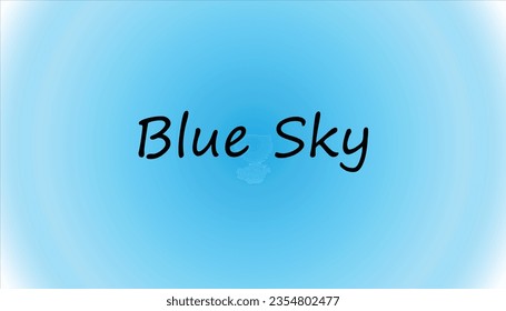 el fondo azul claro dice "cielo azul". fondo simple