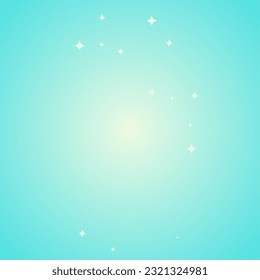light blue background with shining stars