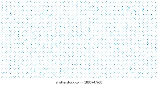 Light blue background with spots Abstract illustration with colored dots