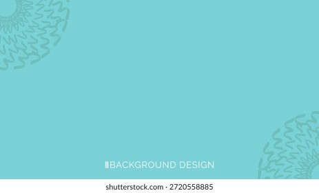 Un fondo azul claro con Elementos de diseño sutiles e intrincados en las esquinas, creando una estética minimalista y calmante.