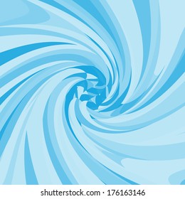 Light blue background with swirl