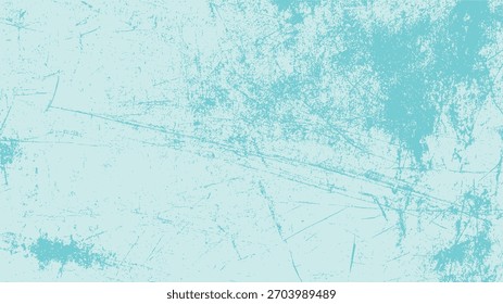 Fundo azul claro com textura azul escuro angustiado e arranhões abstrato padrão vetor