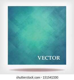 light blue background vector abstract design, retro grunge background texture layout of diamond element pattern and bright center, sky blue or baby blue teal color, background template design website 