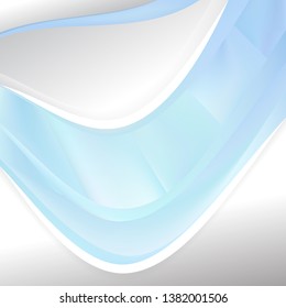 Light Blue Background Vector Template