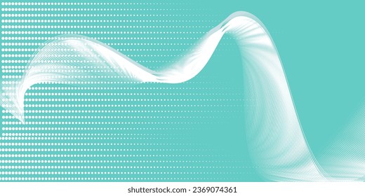 light blue background wave vector illustration