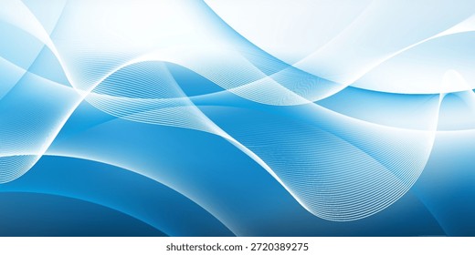 Un fondo azul claro con ondas y líneas suaves que se mueven de una manera sencilla y tranquila, creando un ambiente profesional y moderno.