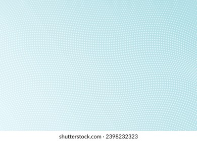 A light blue background with white polka dots. The dots are various sizes and are evenly spaced across the background. The light blue and white colors are complementary