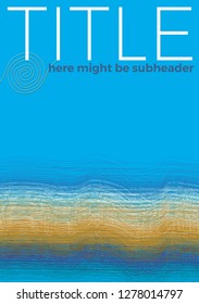 Light blue background with yellow and multicolored line structures and title