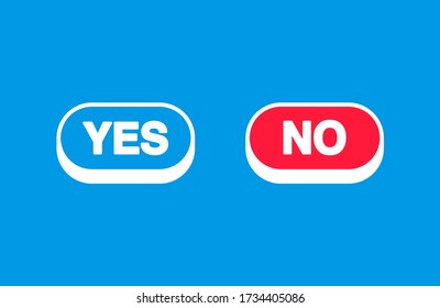 
Light blue banner with positive negative buttons
