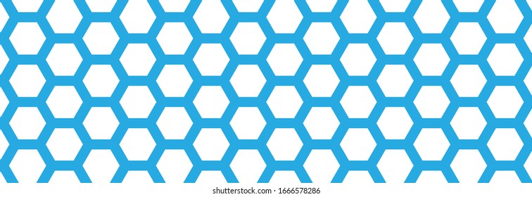Patrón azul de abeja Fondo vectorial