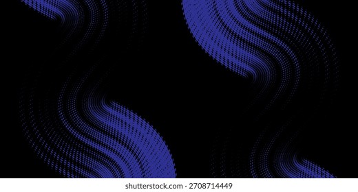 hellblaue schwarze Bürste Wrap Auto Aufkleber Muster abstrakte Banner sportliche Linien hellblaue schwarze Farbe Kombination Grunge Bürste Muster, Eps 10.