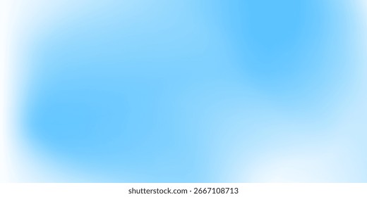 Textura borrosa azul claro con un efecto de degradado suave. Ilustración Abstractas en un estilo de desenfoque suave, ideal para aplicaciones, Web,