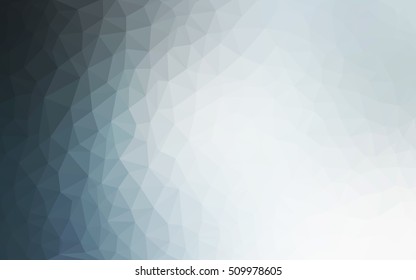 Light blue blurry triangle background. A sample with polygonal shapes. The textured pattern can be used for background.