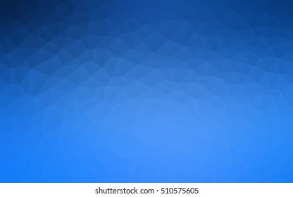 Light blue blurry triangle background. A sample with polygonal shapes. The polygonal design can be used for your web site.