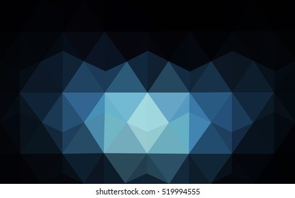 Light blue blurry triangle background. Brand-new colored illustration in blurry style with gradient. The elegant pattern can be used as part of a brand book.