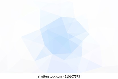 Light blue blurry triangle pattern. Modern geometrical abstract illustration with gradient. A completely new template for your business design.