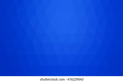 Light blue blurry triangle template. Creative geometric illustration in Origami style with gradient. The template can be used as a background for cell phones.