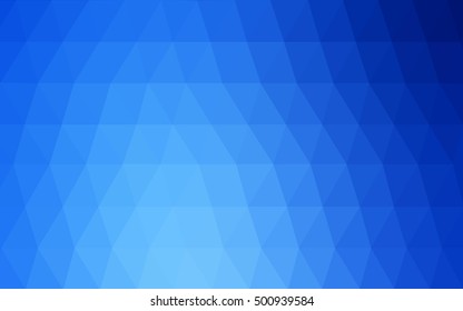 Light blue blurry triangle template. An elegant bright illustration with gradient. Brand-new design for your business.
