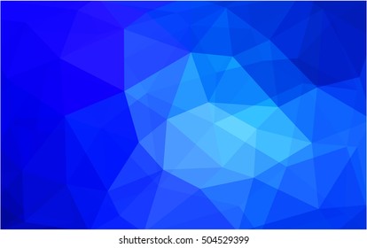 Light blue blurry triangle template. A completely new color illustration in a vague style. The completely new template can be used for your brand book.