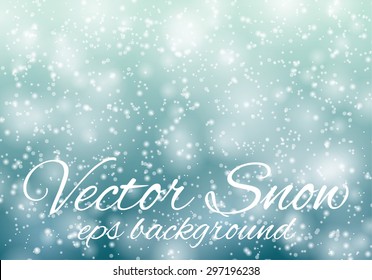 Light blue bokeh abstract vector background