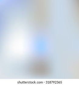 Light blue bokeh background.