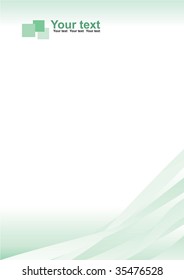 light blue business blank with direction lines