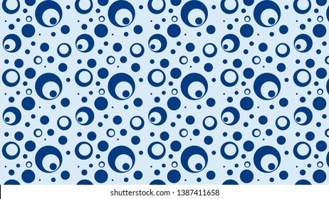 Light Blue Circle Pattern Vector