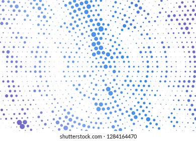 Light blue circles halftone style. Color geometric background. Vector illustration EPS 10.