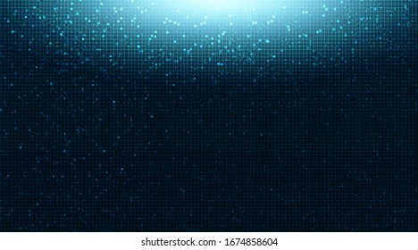 Light Blue Circuit Microchip on Technology Background,Hi-tech Digital and security Concept design,Free Space For text in put,Vector illustration.