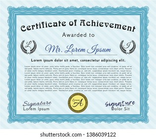 855 Light Blue Classic Certificate Template Images, Stock Photos ...