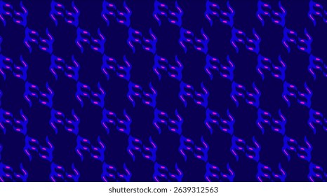 A light blue claw-like pattern decorated with small pink stripes, intertwined and arranged in a left diagonal direction.