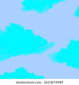 Capas de Nube Azul Claro – Textura de Cielo Pintada a Mano