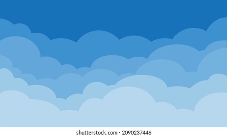 light blue clouds against a blue sky background