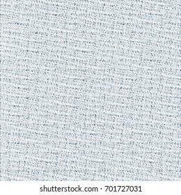 Light blue coarse fabric texture. Abstract vector.