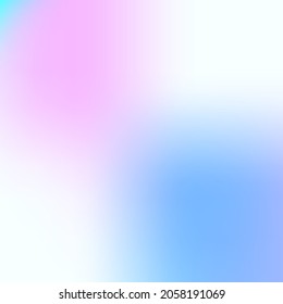 Light Blue Color Cold Smooth Surface. Indigo Watercolor Purple Liquid Violet Gradient Mesh. Pastel Trendy Pink Bright Gradient Background. Lavender Vibrant White Dark Turquoise Blurry Background.