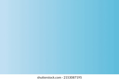 Light blue color gradient background illustration, linear style gradation