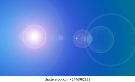 Light blue color lense flare abstract gradient. Wallpaper background For Web and Mobile Applications, business infographic and social media, modern decoration, art illustration template design. 