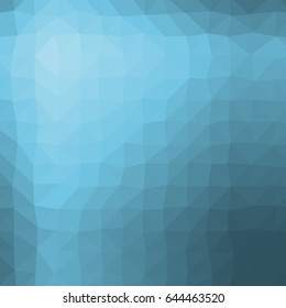 light blue color polygonal background consist of triangle. vector illustration