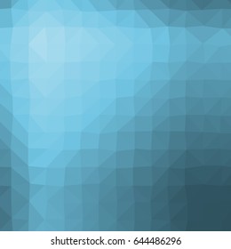 light blue color polygonal background consist of triangle. vector illustration