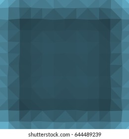 light blue color polygonal background consist of triangle. vector illustration