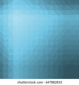 light blue color polygonal background consist of triangle. vector illustration